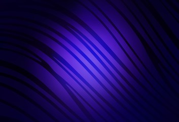 Dark Purple vector texture with wry lines.