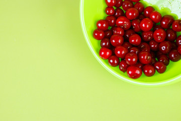 cherries in a bowl