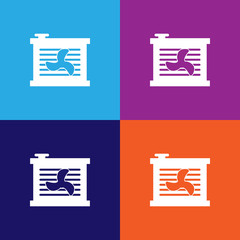 radiator fan outline icon. Elements of car repair illustration icon. Signs and symbols can be used for web, logo, mobile app, UI, UX