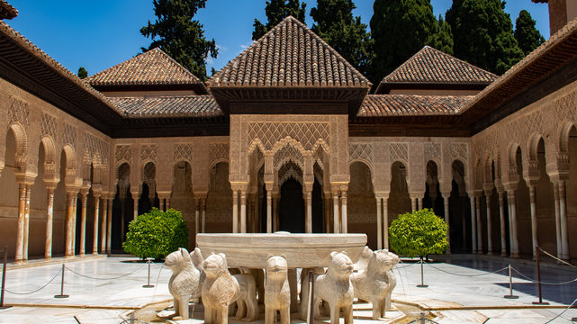 Palacios Nazar&iacute;es, Alhambra, Granada, Espa&ntilde;a