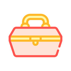 repair tool case color icon vector illustration