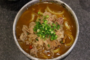 肉カレーうどん