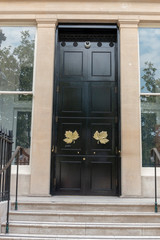 entrance to the house