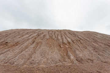 Fototapeta na wymiar Industrial open pit sand quarry in Australia