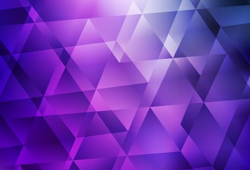 Light Purple, Pink vector abstract mosaic background.