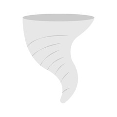 Cyclone storm icon - vector illustration. Tornado, hurricane or typhoon symbol.