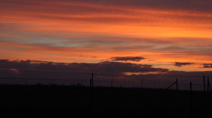 Fototapeta premium Himmel bei Abenddämmerung