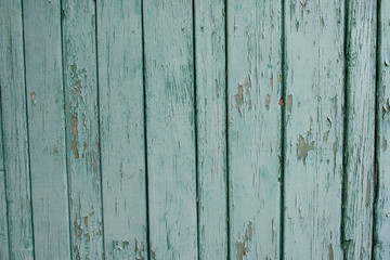 old wooden planks with peeling paint. high quality.