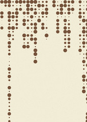 Abstract Color Halftone Dots generative art background illustration