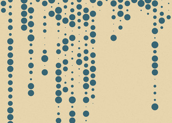 Abstract Color Halftone Dots generative art background illustration