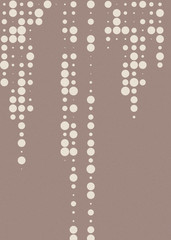 Fototapeta premium Abstract Color Halftone Dots generative art background illustration