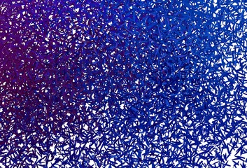 Dark Pink, Blue vector pattern with sharp lines.