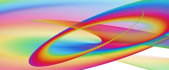 Multicolor light abstract waves design
