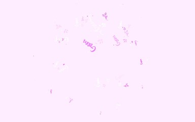 Light Purple vector abstract background with leaves, branches.