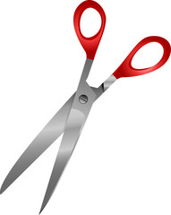 scissors on white background