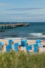 Strand und Pier von K&uuml;hlungsborn