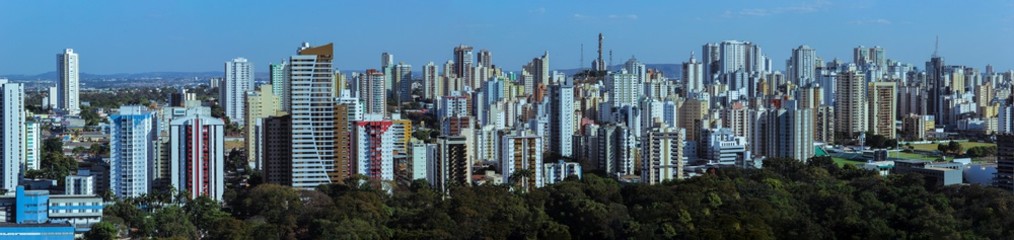 Fototapeta na wymiar Goiania, Goias, Brazil, Aerial View