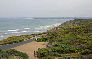 Landscape in Point Nepean National Park, Victoria, Australia