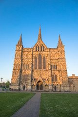 Fototapeta na wymiar Views of Salisbury Cathedral, Salisbury, Dorset, UK