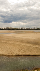 sand dunes on the river