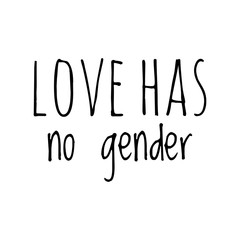 ''Love has no gender'' illustration