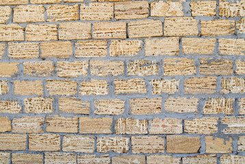 brick textured wall for background, fence