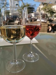 glass of red wine