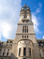 Fototapeta na wymiar Philadelphia City Hall tower