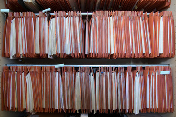 good old days of piles of files and bureaucracy, a pile of files in times of digital files,...