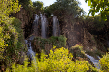 Girlevik waterfalls in Erzincan City