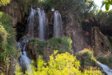 Fototapeta na wymiar Girlevik waterfalls in Erzincan City