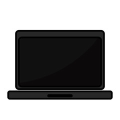 Isolated laptop icon