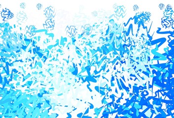 Light BLUE vector backdrop with wry lines.