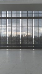 Fototapeta premium Buildings seen from inside the mall