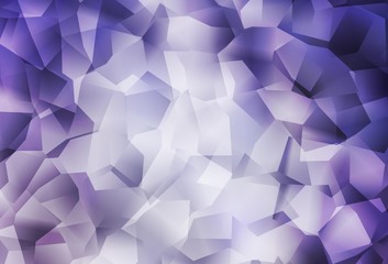 Light Purple vector low poly layout.