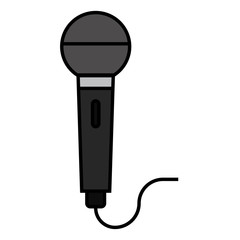 Isolated microphone icon