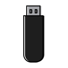 Isolated pendrive icon