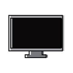 Isolated computer screen icon