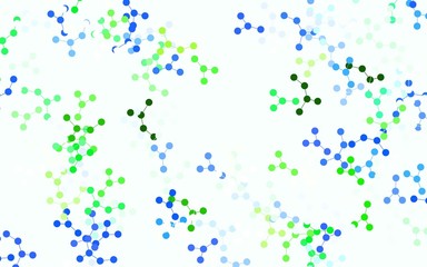 Light Green vector texture with artificial intelligence concept.