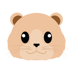 Lioness head cartoon