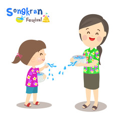 Fototapeta na wymiar Songkran Festival Thailand 