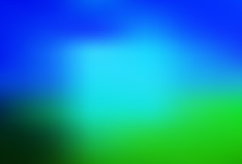 Light Blue, Green vector abstract blurred background.