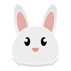 Bunny head cartoon