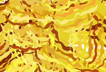 Light Orange vector backdrop with bent lines.