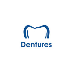 Dentures Logo Vector medical Vector