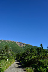 御嶽山　田ノ原から見た　御嶽山
