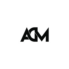 adm letter original monogram logo design