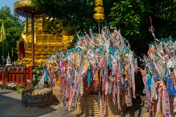Temple objects in Chiang Mai, Thailand.