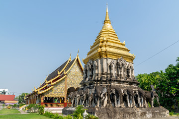 Fototapeta premium Wat Chiang Man in Thailand (ワット・チェン・マン)