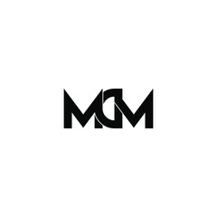 mdm letter original monogram logo design